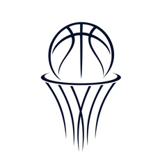 basketball hoop and net