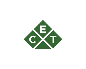 CET Logo design vector template. CET