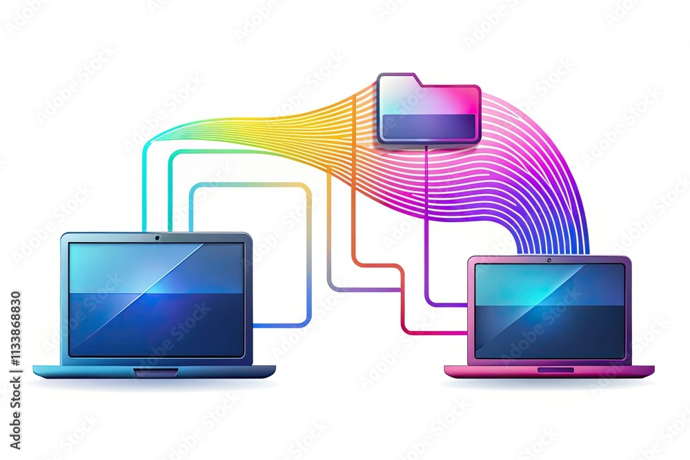 Poster streamline digital data transfersâ€”from simple file sharing to secure cloud migration, leveraging e