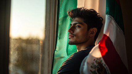 Celebrating Mexican Independence Day with pride and reflection at sunset