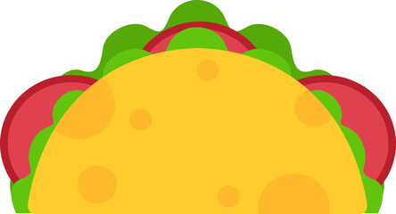 Colorful Taco Illustration