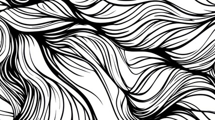 Fototapeta premium Unique artistic background filled with intricate line work and movement.
