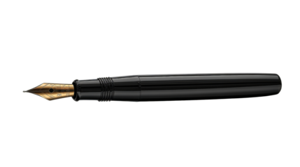 fountain pen isolated on white background