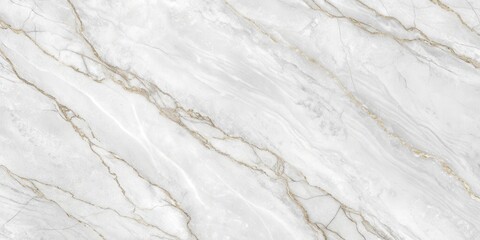 Obraz premium Elegant Light Gray Marble Texture with Golden Veins for Design Projects