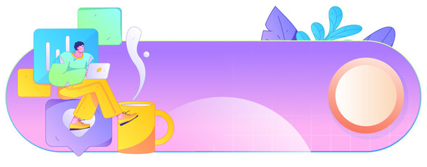 Communicate with consultants flat vector character concept operation hand drawn illustration
