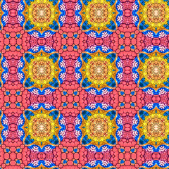 seamless pattern with flowers