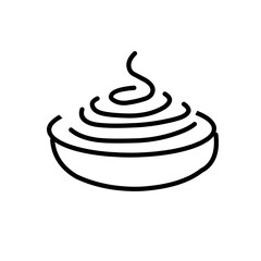 outline icons related to cooking