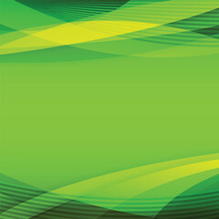 Illustration Abstract background with green shapes