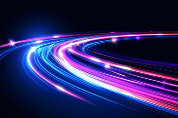 abstract background with trails，Abstract Dazzling Colorful Light Trails Background