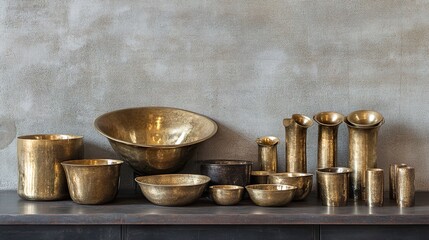 Brass Home Decor: Vintage Bowls and Vases