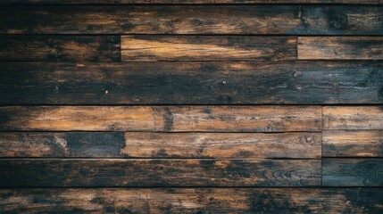 Rustic Dark Wooden Planks Textured Background for Design Projects