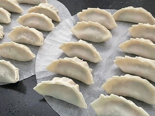 Steamed or fried Korean mandu dumplings filled with a savory mix of meat and vegetables. Crispy on the outside, tender on the inside—perfect for dipping in soy sauce or chili oil!
