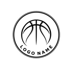 Basketball sport team logo vector