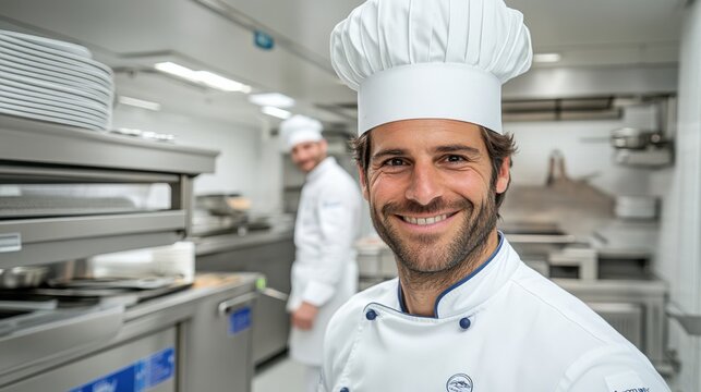 Culinary masterclass chefs in action gourmet kitchen professional photography bright environment engaging viewpoint culinary passion