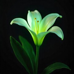 Fototapeta premium Sunlit Lily in Bloom