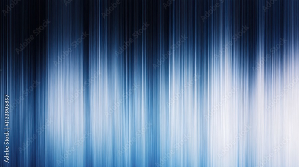 Aufkleber abstract blue gradient with soft vertical lines and motion blur