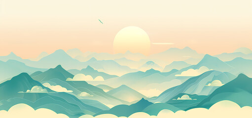 Classical landscape painting