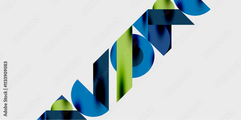 Poster Vibrant abstract background circles with smooth gradients, creating a dynamic and modern design. Ideal for creative, tech, or contemporary-themed projects