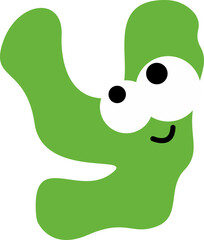 Cute Alphabet Character Element 