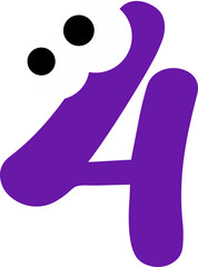 Cute Alphabet Character Element 