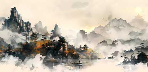 Classical landscape painting