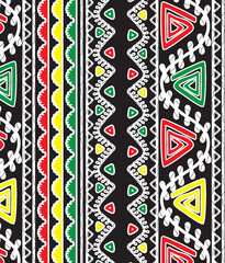 Obraz premium Seamless floral pattern with leaves ,botanical flowers with abstract allover design and background texture