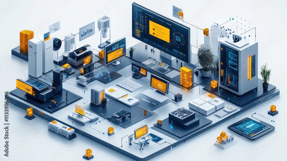 Poster digital ecosystem: a futuristic network of interconnected devices