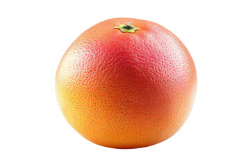Close-Up of a Juicy Red Grapefruit Halved, Showcasing Its Sweet and Tangy Segments, Ideal for Fruit Salads with isolated on transparent background