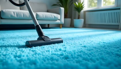 vacuum cleaner on the floor