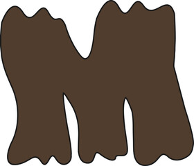 Alphabet Ransom M Element