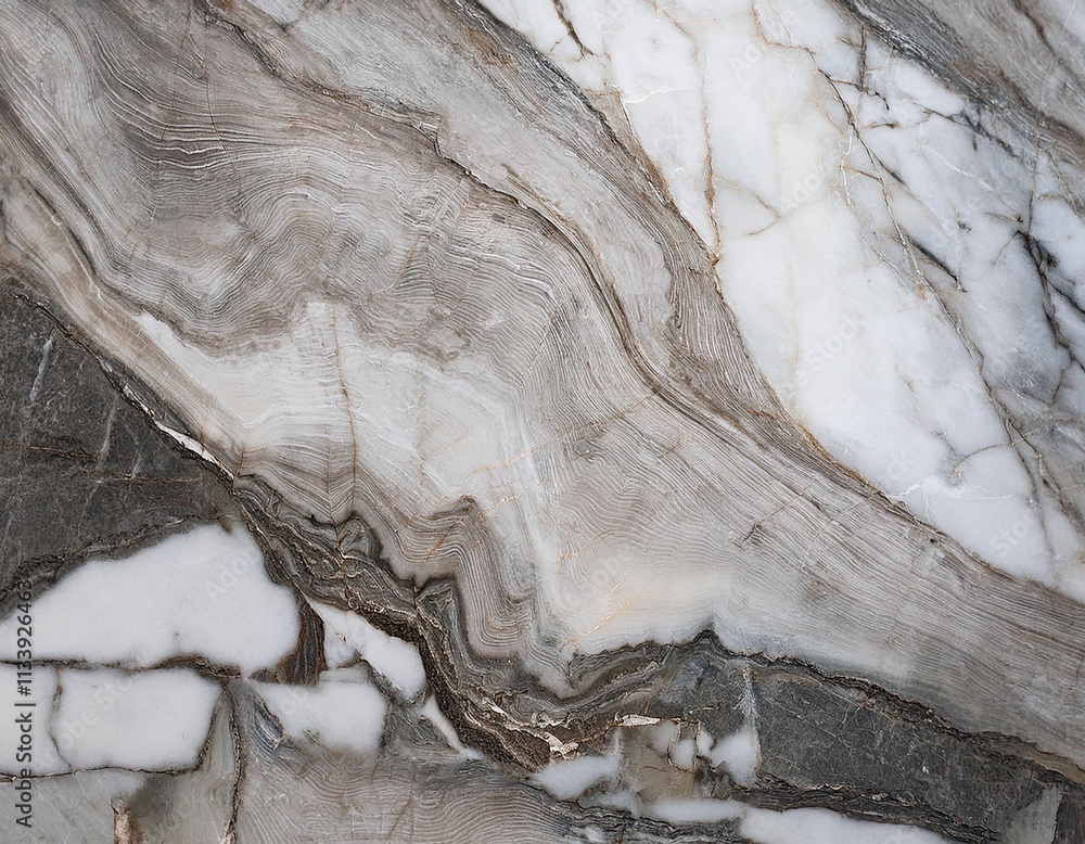 Poster intricate veining patterns in a natural marble stone, adding depth and dimension to the design