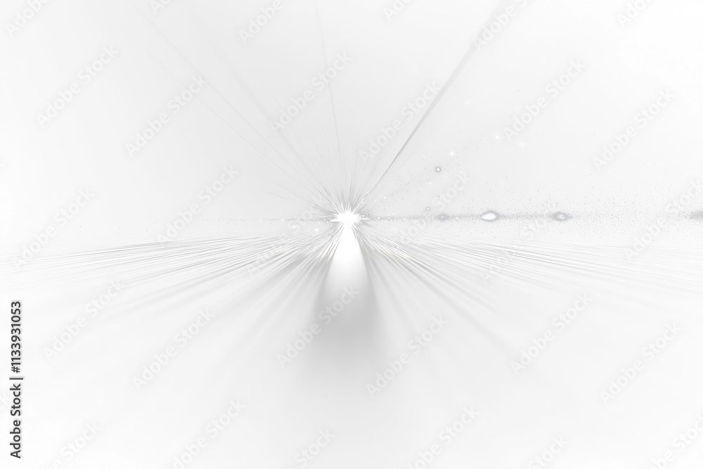 Poster Abstract Transparent  light beam radiating outwards from a central point, creating a dynamic and energetic visual.