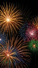 Fototapeta premium fireworks in the night sky