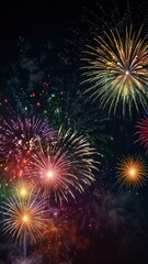 Fototapeta premium fireworks in the night sky