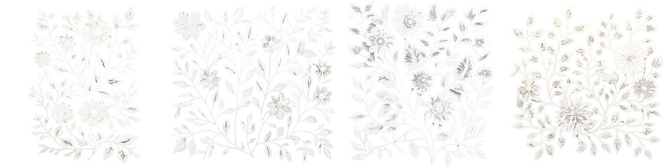 Explore a mesmerizing collection of digital abstract floral patterns and textures that blend organic shapes  vibrant colors  and captivating symmetry