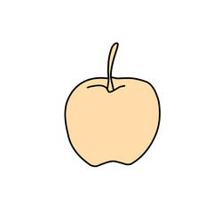 Vector cartoon illustration with winter