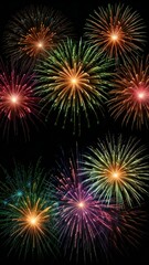 Fototapeta premium fireworks in the night sky