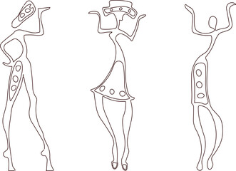 vector illustration design image decoration ornament people abstract traditional vintage ethnic traditional 