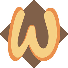 Alphabet Ransom Note W Element