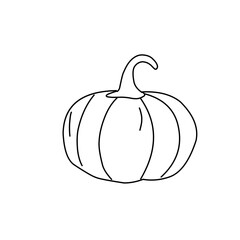 Pumpkin line icon