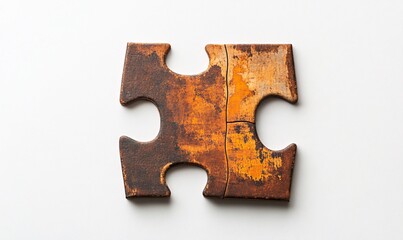 Fototapeta premium jigsaw puzzle with missing piece