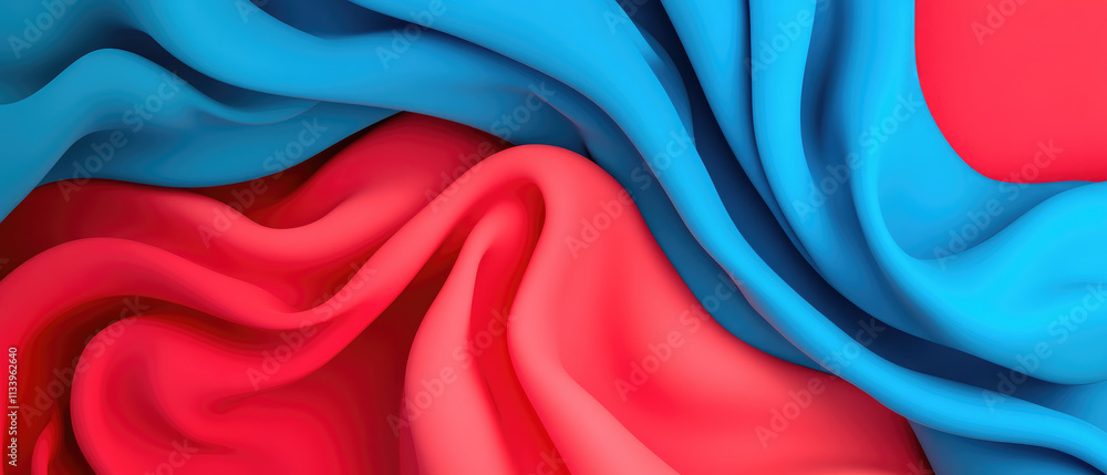 Poster dynamic abstract background with colorful twisted shapes in motion for digital art posters flyers an