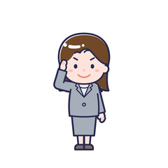 スーツ／女性 02