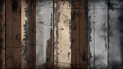 Old grunge textured wooden background 