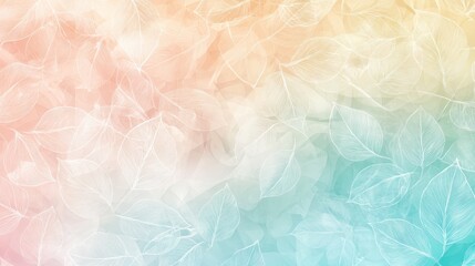 Obraz premium A colorful background with white and pink leaves