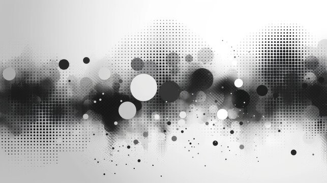basic simple geometric patterns in a gradient shape monochromatic