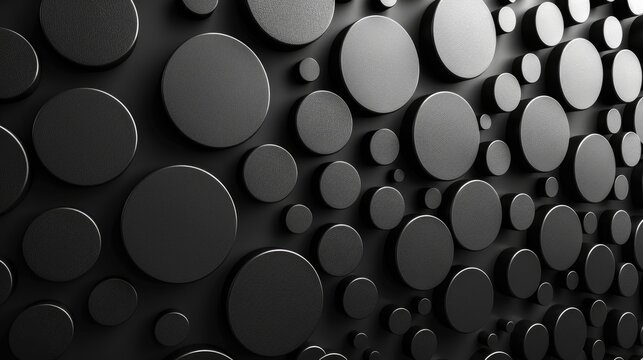 basic simple geometric patterns in a gradient shape monochromatic