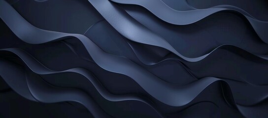Obraz premium Abstract Dark Blue Wave Background