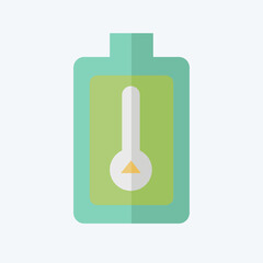 Icon Thermal Energy Storage. related to Energy Storage symbol. flat style