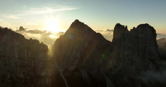 Bosconero sunrise - Mountain backlight part prima